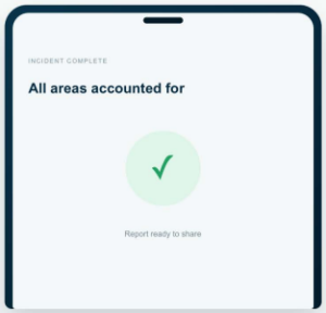 All Areas Accountedfor Screen